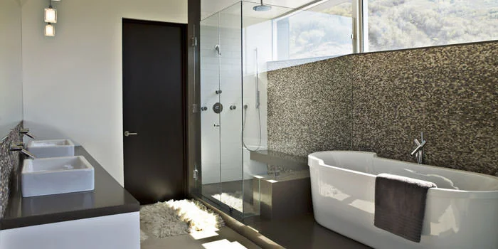 Modern kitchen with sleek design in Manhattan.