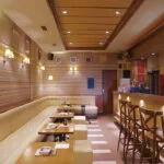 Modern kitchen with sleek design in Manhattan.