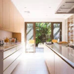Modern kitchen with sleek design and natural light in Manhattan.